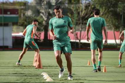 Primeiro treino de Zubeldía no comando do Fluminense