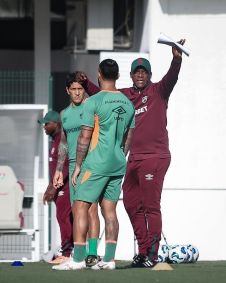 Primeiro treino de Zubeldía no comando do Fluminense
