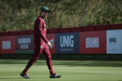 Primeiro treino de Zubeldía no comando do Fluminense