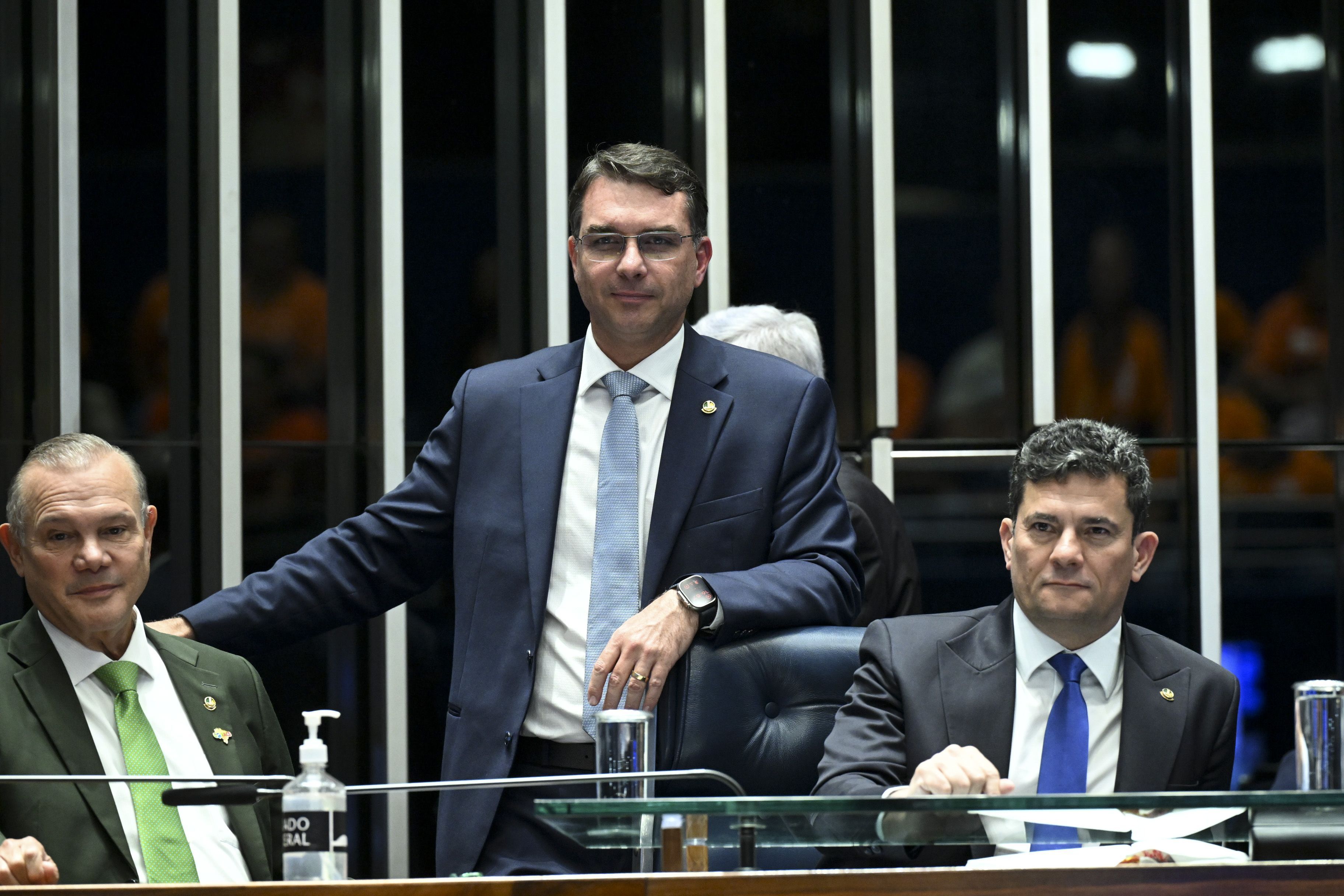 Flávio reitera apoio à Moro, mesmo com desistência de Ratinho Jr.
