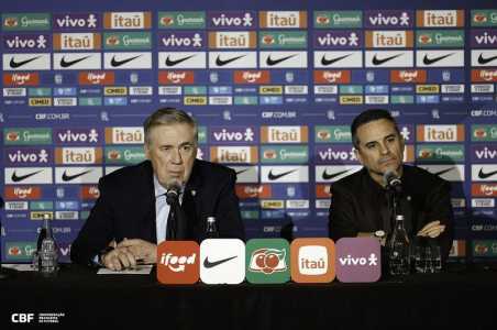 Carlo Ancelotti e Rodrigo Caetano
