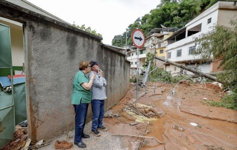 Presidente Lula durante visita a Juiz de Fora, cidade mineira arrasada pelas chuvas