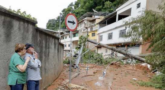 Presidente Lula durante visita a Juiz de Fora, cidade mineira arrasada pelas chuvas