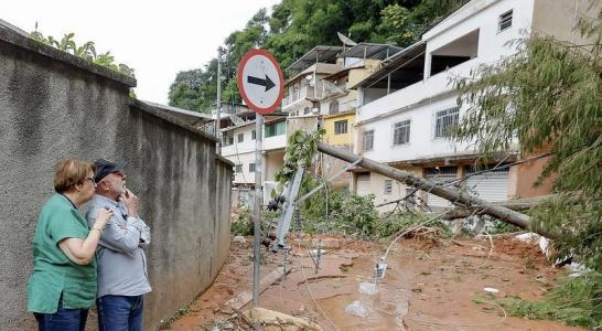 Presidente Lula durante visita a Juiz de Fora, cidade mineira arrasada pelas chuvas