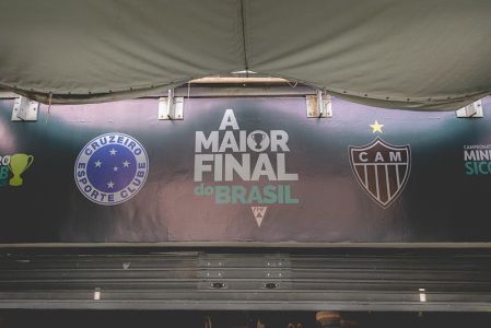 Mineirão 'envelopado' para Cruzeiro x Atlético, pela final do Campeonato Mineiro 2026