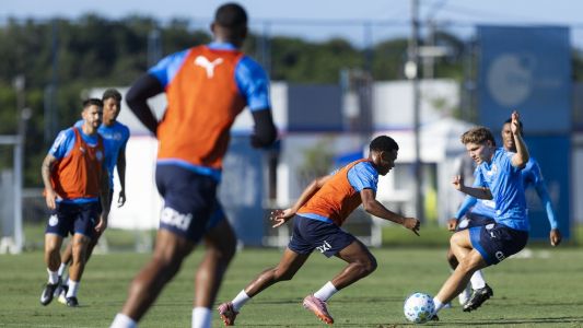 Jogadores do Bahia durante treino no CT Evaristo de Macedo