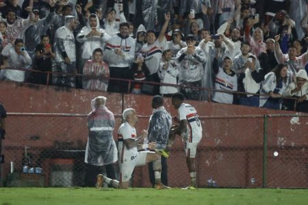 Luciano e Marcos Antônio em São Paulo x Chapecoense
