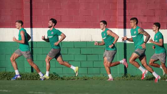Treino do Fluminense no CT