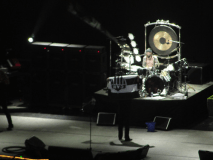 Ozzy Osbourne com a bandeira do Atlético em 2011, no Mineirinho