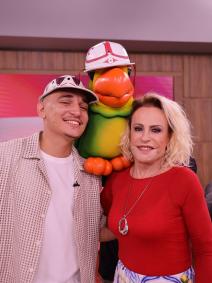 João Gomes e Ana Maria Braga no 'Mais Você'