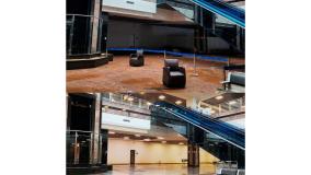 Limpeza do Aeroporto Internacional Salgado Filho, em Porto Alegre, após enchentes no Rio Grande do Sul