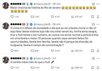 Oruam sobre Megaoperação no Rio de Janeiro