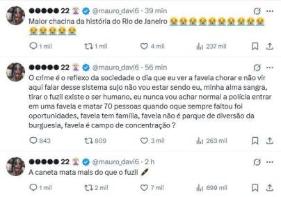 Oruam sobre Megaoperação no Rio de Janeiro