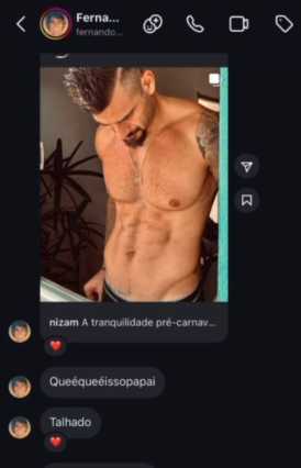 Fernando manda cantadas para Nizam antes do confinamento em A Fazenda 17