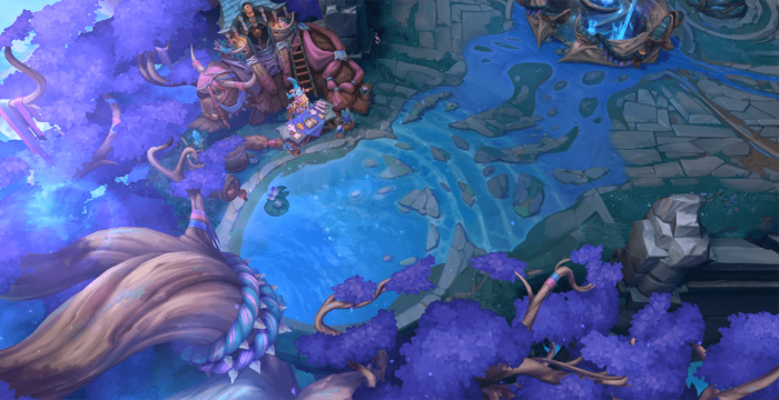 Detalhes do novo mapa de Summoner's Rift com temática de Ionia