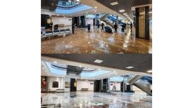 Limpeza do Aeroporto Internacional Salgado Filho, em Porto Alegre, após enchentes no Rio Grande do Sul