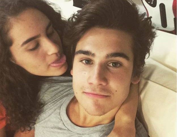 Nicolas Prattes e Lívian Aragão em registro no Instagram