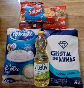 Produtos de cesta básica.