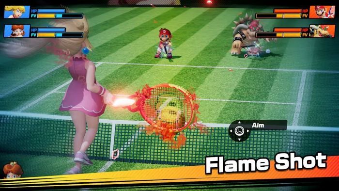 Efeitos das raquetes são 'trunfo' de Mario Tennis Fever