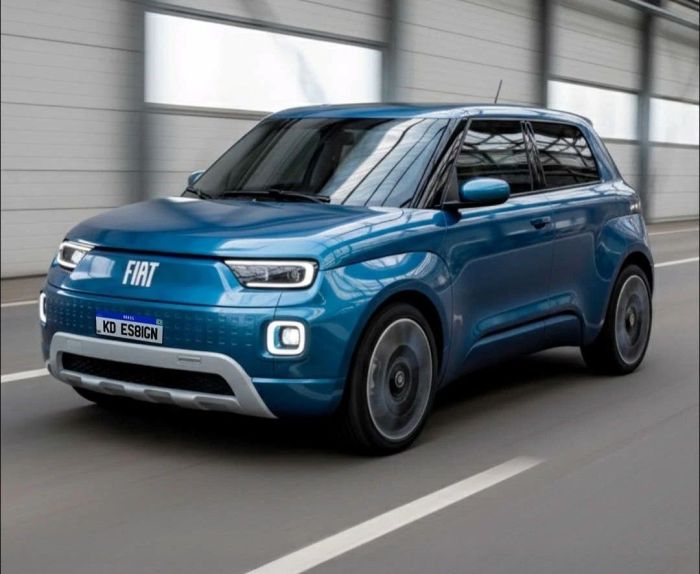 Projeção do futuro subcompacto da Fiat que subsituirá o Mobi