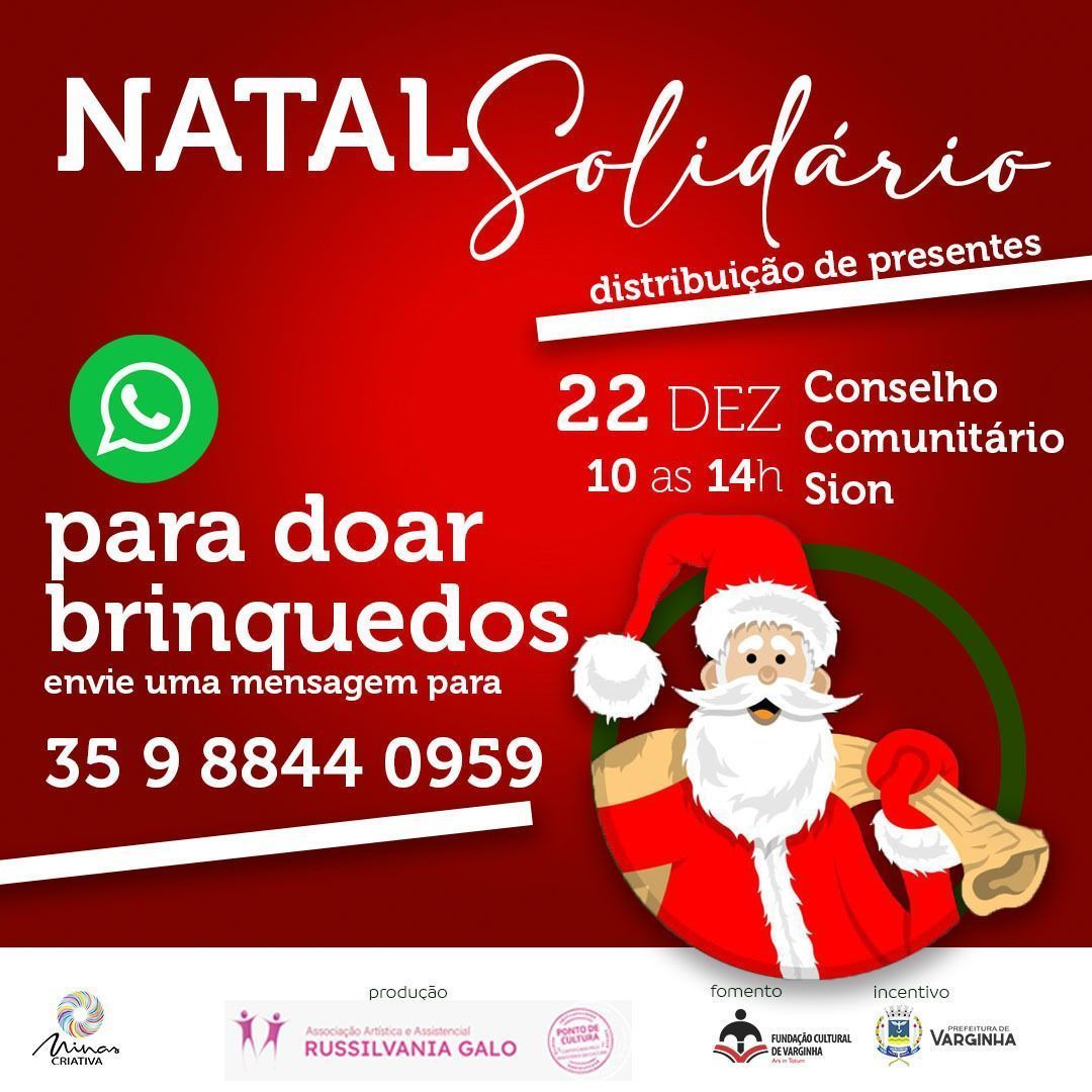 Projeto recolhe brinquedos para surpreender crianças no Natal