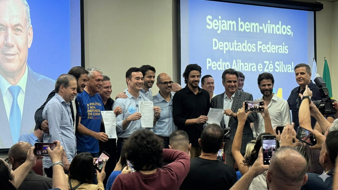 Aihara, Zé Silva e Doorgal reforçam federação PP-União em Minas