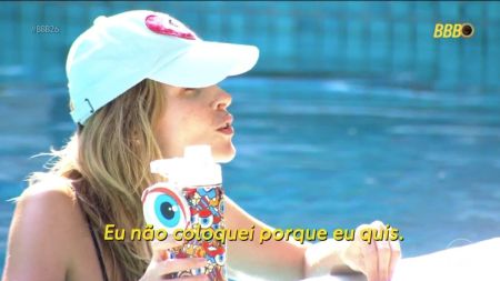 Ana Paula foi desmentida pela Globo, que exibiu legenda da fala de Chaiany • Reprodução | Globo