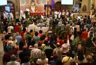 Movidos pela esperança, católicos celebram Domingo de Ramos em Juiz de Fora