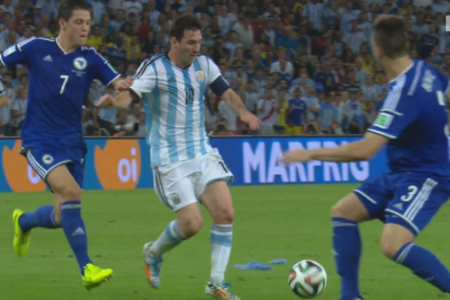 Bósnia enfrentou a Argentina na Copa de 2014