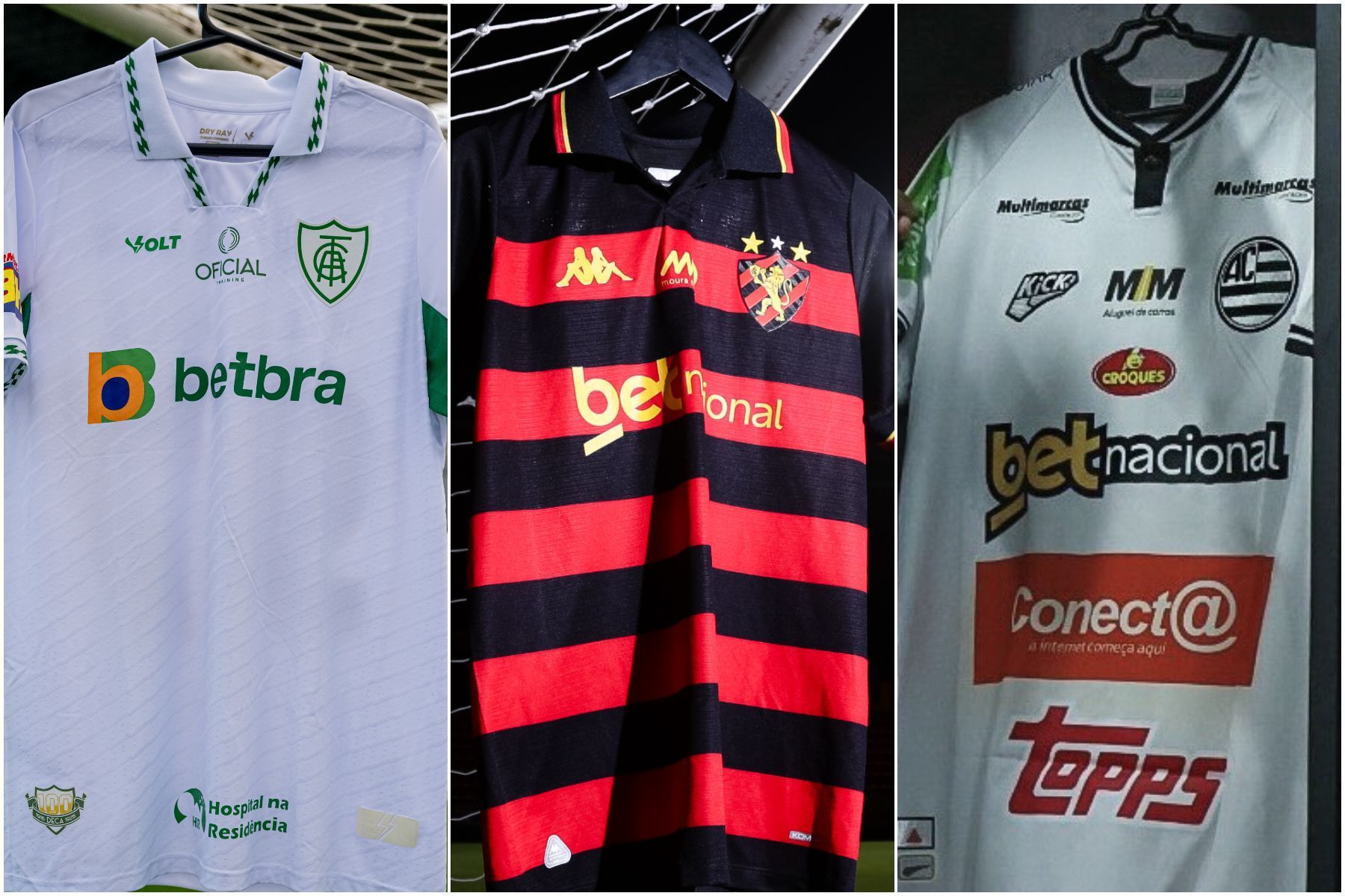 Casas de apostas patrocinam 60% dos clubes da Série B; veja