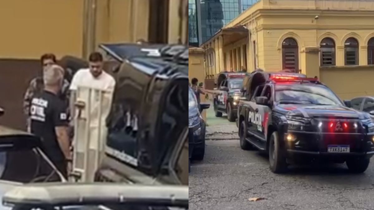 Vídeo: 'Mancha', traficante de MG preso na Bolívia, é levado para a cadeia