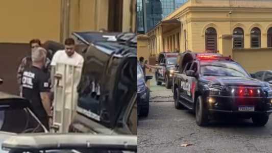 'Mancha', traficante de MG preso na Bolívia, é levado para a cadeia após ser transferido para BH