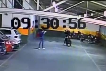 Guarda de folga impede furto de moto em supermercado de BH