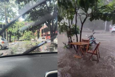 Chove extremamente forte em BH neste sábado (21); veja recomendações