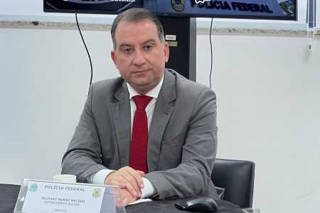 Richard Murad Macedo, superintendente da PF em Minas. • Divulgação/ PF