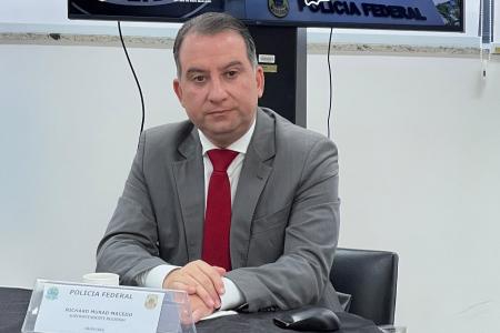 Richard Murad Macedo, superintendente da PF em Minas. • Divulgação/ PF
