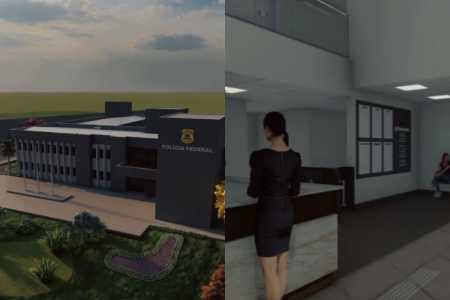 Projeta da nova delegacia da Polícia Federal em Juiz de Fora