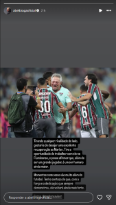 Abel Braga para Marlon • Reprodução/Instagram abelbragaoficial