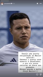 Paulo Pezzolano para Marlon • Reprodução/Instagram pezzolanodt