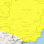 Sul de Minas entra em alerta para chuvas intensas e ventos fortes
