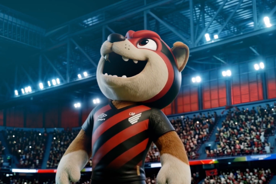 ‘Fura-cão’: Athletico-PR inova e apresenta novo mascote