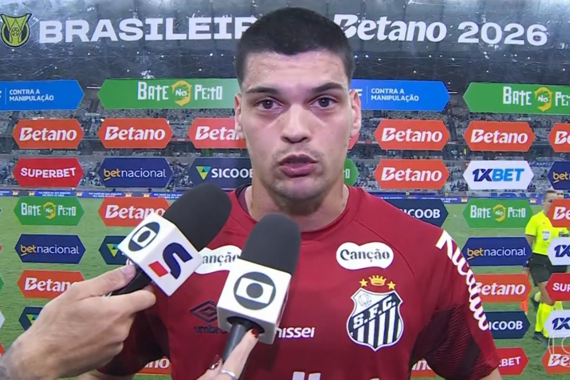 Veja o que disse Brazão após ser o destaque do Santos contra o Cruzeiro