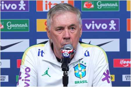 Carlo Ancelotti, técnico da Seleção Brasileira