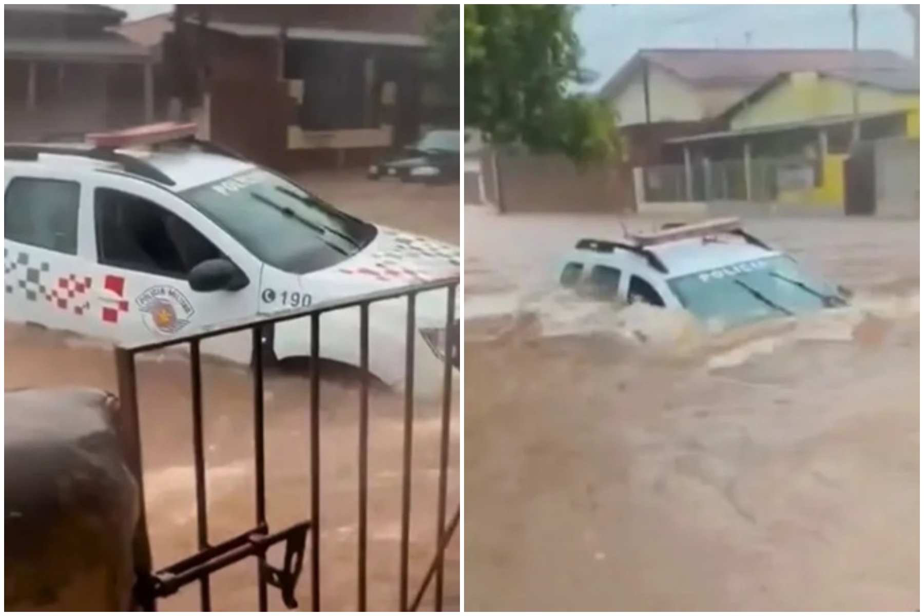 Idoso morre após ser arrastado para bueiro durante chuva no interior de SP