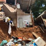 É estável quadro de idosa ferida em desabamento em Juiz de Fora