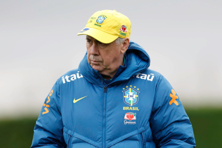 Carlo Ancelotti, técnico da Seleção Brasileira