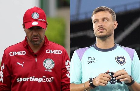 Abel Ferreira e Martín Anselmi se enfrentarão em Palmeiras x Btafogo