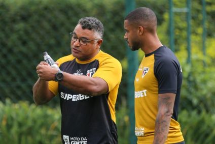 Roger Machado e André Silva São Paulo FC