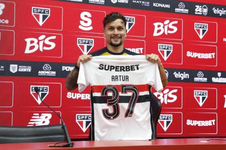Artur em apresentação no São Paulo • Divulgação/São Paulo FC