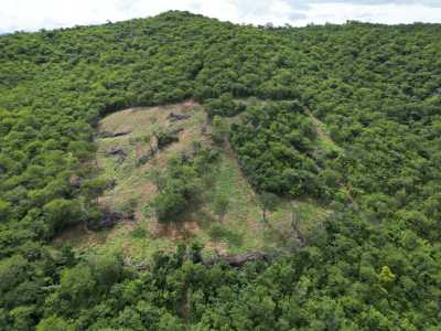 Visão aérea de zona desmatada no norte de Minas